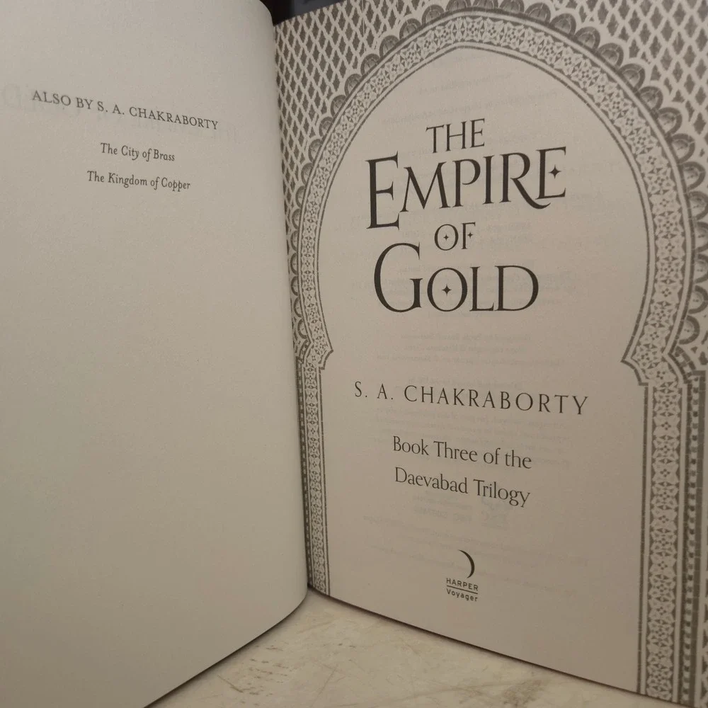 The Empire of Gold by S.A. Chakraborty *Signed Fairyloot*